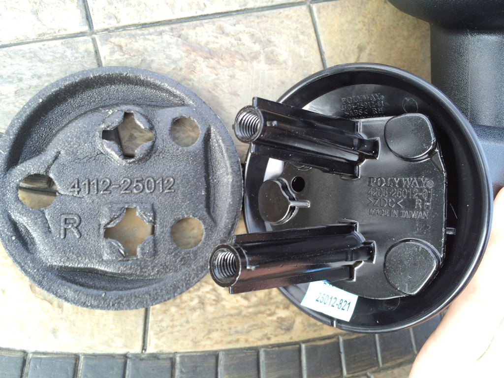 Jeep door flange #2